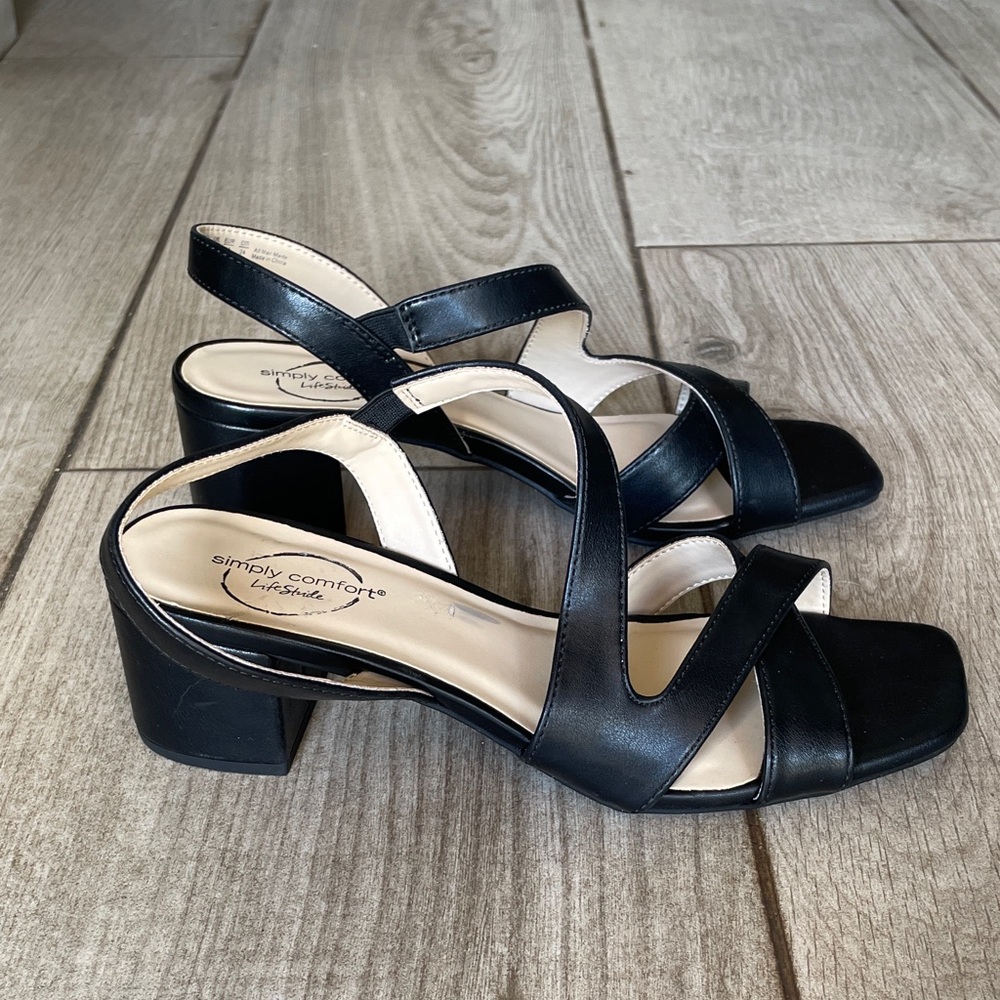 LifeStride Simply Comfort Black Women's Sandals